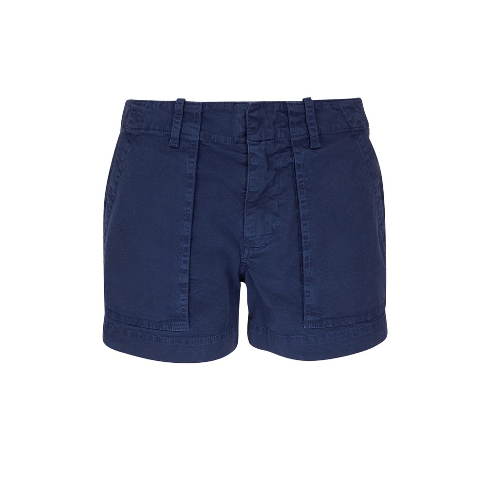 Nili Lotan Navy Women's Cotton Utility Shorts
